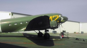 The D-Day Doll is the "Queen" of the Riverside Commemerative Air Museum.