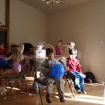 The kids liked marching for musical chairs.