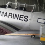 This Marine plane was used a pilot trainer in WWII.