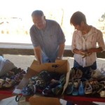 It took a lot of organization work. There were over 100 pairs of shoes to organize.