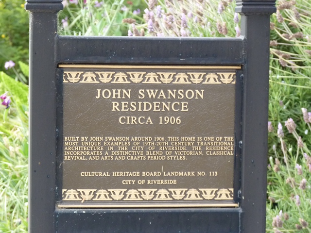 City of Riverside Landmark #113.
