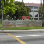 A sign that greets visitors coming from Magnolia Avenue.