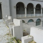 Many gathering places are built into the quadrangle.