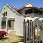 A view from behind the Cressman house.