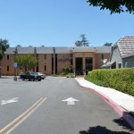 A frontal view of the new Marcy Branch Library.