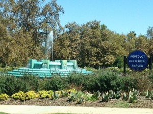 We got a quick view of the Centennial Aqueduct up on the way to the observatory.