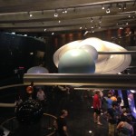 This is a view of the planets exhibit from the view of Pluto (which is still considered a planet in New Mexico).