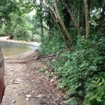 To get to the Barton Creek Caves you have to literally drive through Barton Creek.