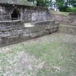 A plaza overlooking an offering room.