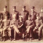 This 1915 portrait of the Riverside Police Department features Chief Kirk, his daughter, and the rest of the department.