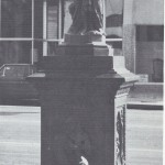 A picture of the fountain when it was still a fountain. (Courtesy Riverside Museum)