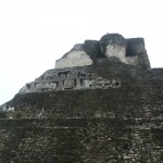 This side view of El Castillo kind of reminded me of the old Matterhorn at Disneyland (remember the Sky Ride?).