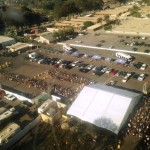 When we went to the fair at 2pm there was no line. At 5:30 this was the line to get into the fairgrounds.