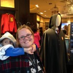 Denise enjoyed the Harry Potter merchandise.