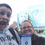 When we went on the minion ride they miss counted us, so to compensate they gave us a mini backstage tour and a pass to go in the front of the line on any attraction we wanted.