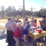 After the Baptism we all met at Bonamino park to get out the wiggles.