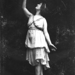 Isadora Duncan was known for her free flowing intrepetive dance style.