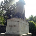 The imposing tomb of Ignacio Zaragoza.