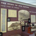 The old Senate chambers holds a little museum on the story of the Nevada Capitol.