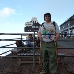 John arriving at the 8th station. Took me resting on both poles to stay upright.