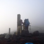 The top of the crater was EXTREMELY windy.